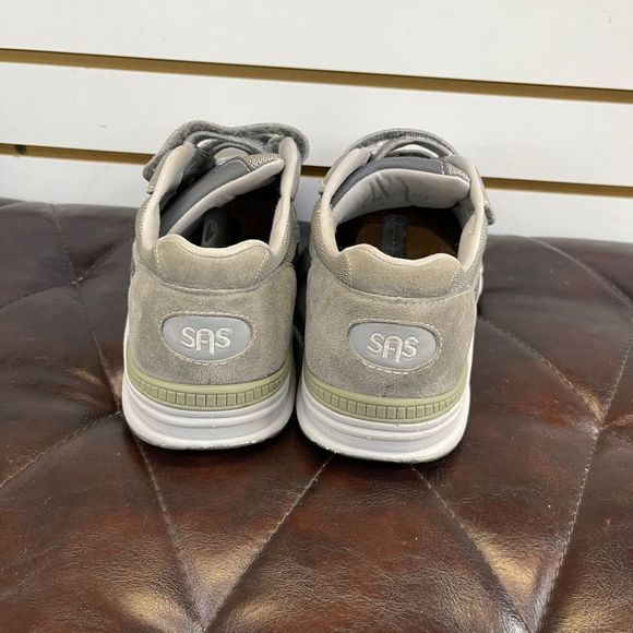 SAS Tripad Comfort JV Mesh Shoes Gray Suede Double Strap Mens Size 9 WW - Picture 4 of 9